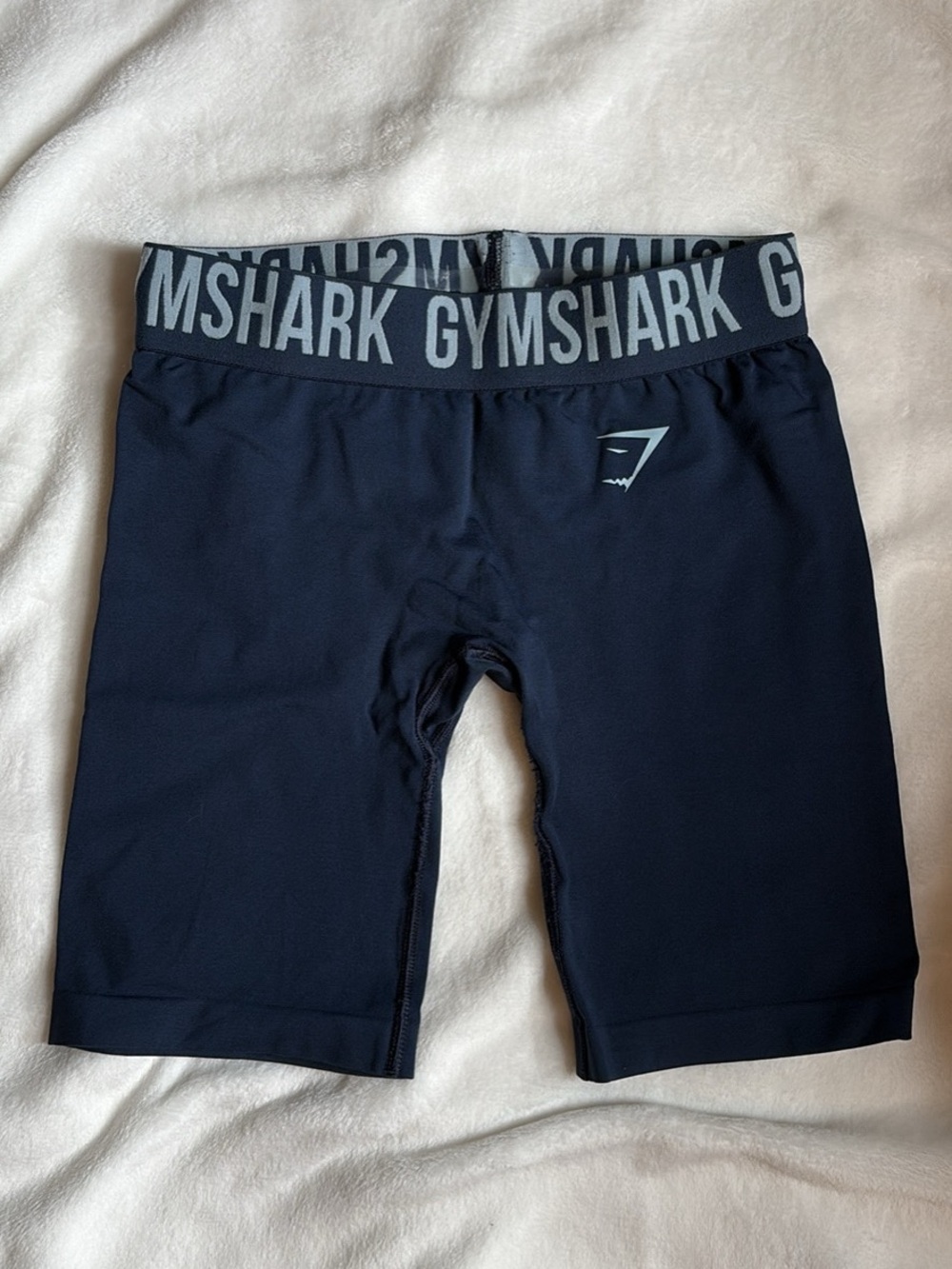 Gymshark Fit Seamless Cycling Shorts Navy Blue Size S